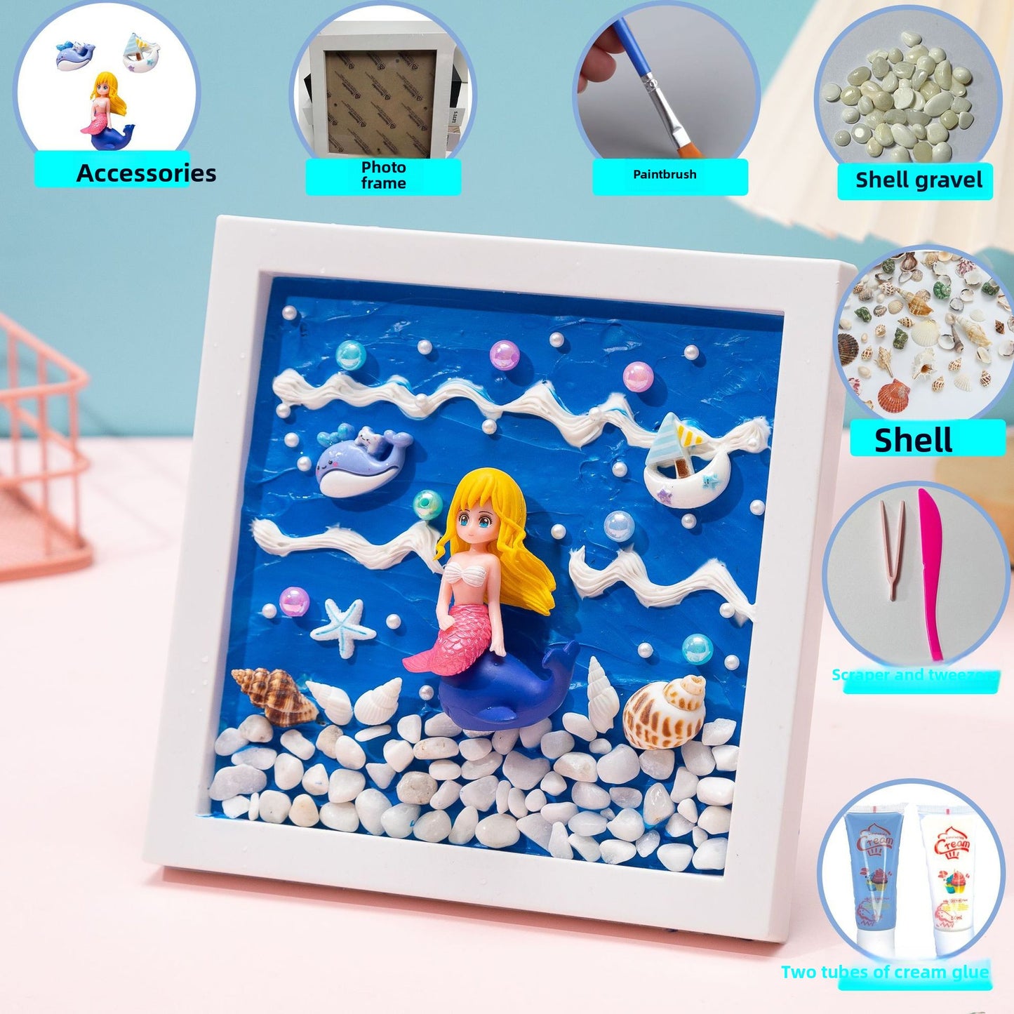 Creative Ocean Texture Painting DIY Kit