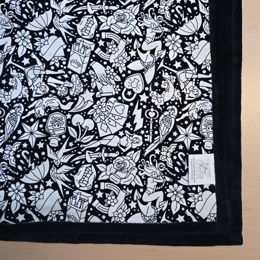 DIY Coloring Blanket with Markers
