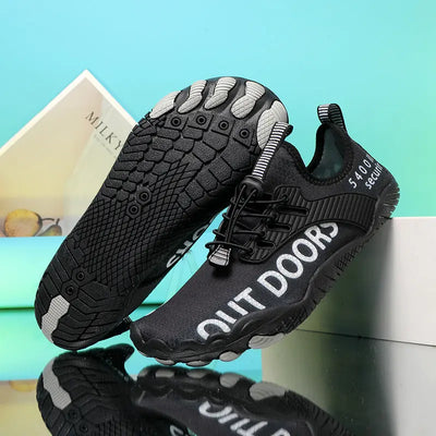 Barefoot Shoes Black White for Outdoor Water Sports Kennismoer
