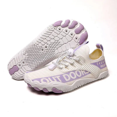Outdoor BareFoot White & Purple Kennismoer