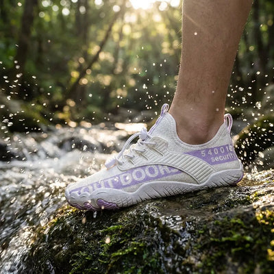 Outdoor BareFoot White & Purple Kennismoer